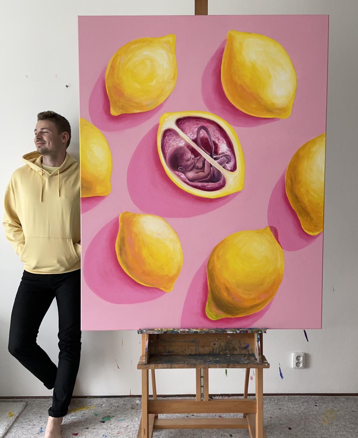 Obraz Citronove Dieta, Akryl na plátne, 140x110