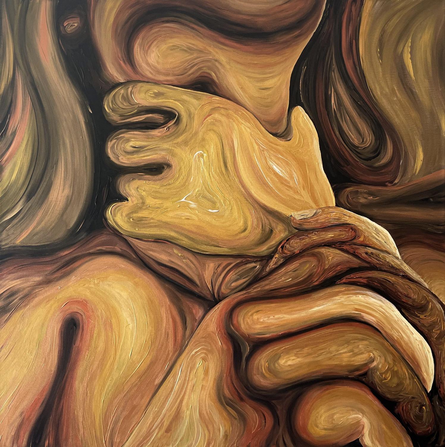 Plagátová Reprodukcia obraz Milenci na jednu noc Gold